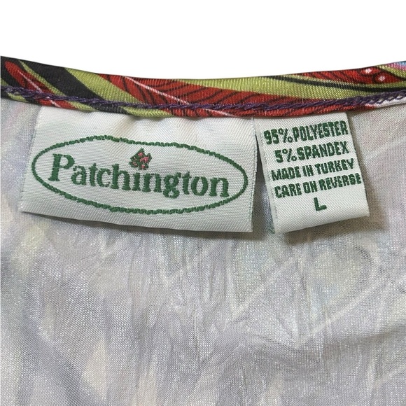 PATCHINGTON  dress,women Large,multicolore,tiered,ruffles,event,boho,colorful - Picture 16 of 17